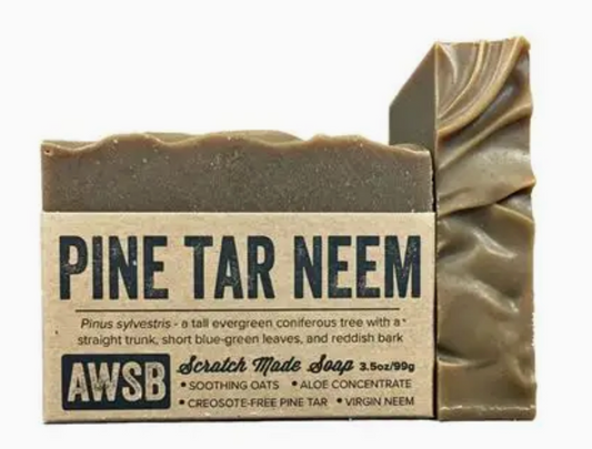 Jabón en barra - Alquitrán de pino y Neem