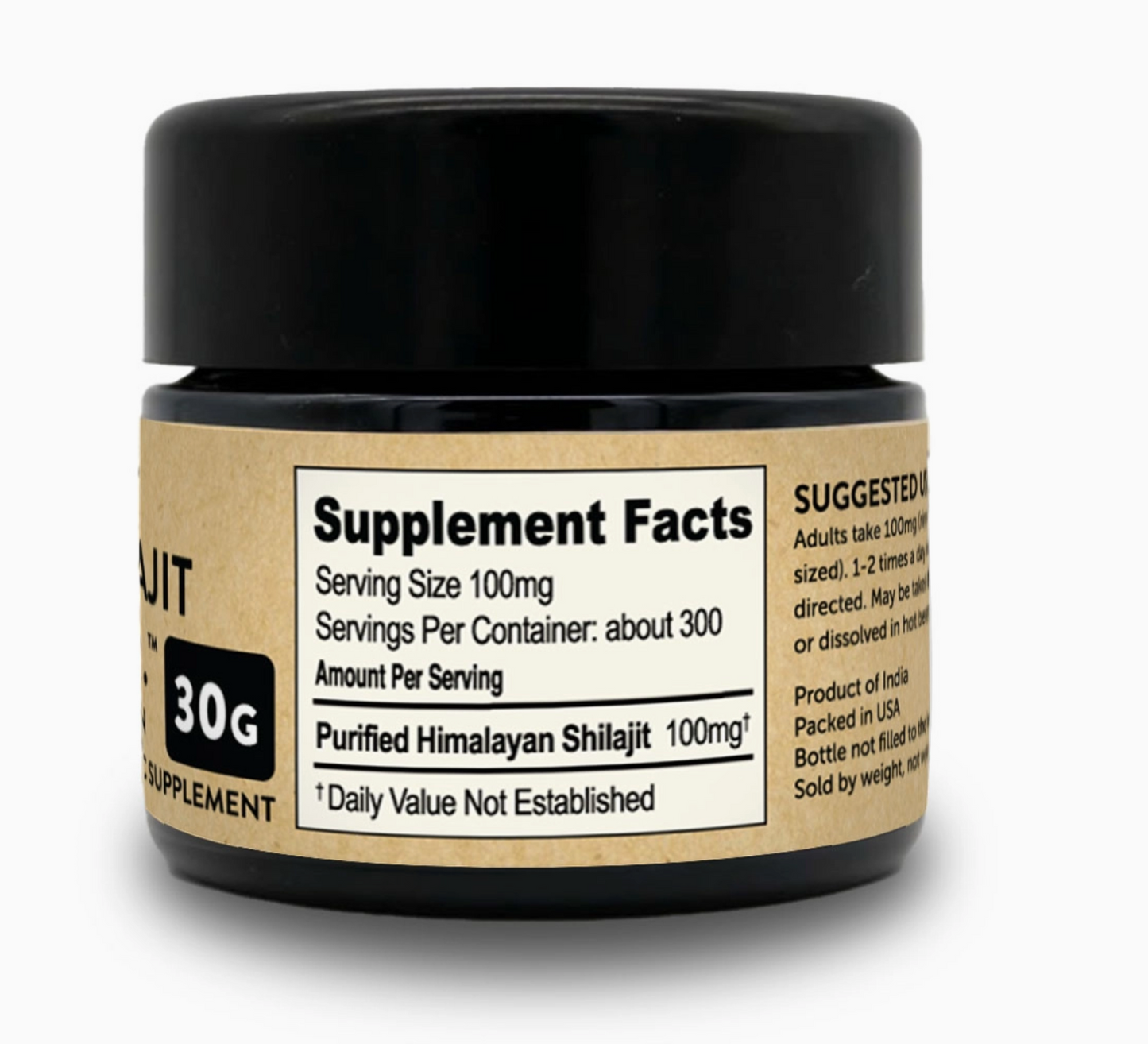 El mejor Shilajit de todos los tiempos: resina de Shilajit del Himalaya 100% pura