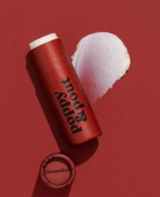 Bálsamo labial, canela y menta