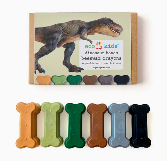 Crayones de cera de abejas - Hueso de dinosaurio