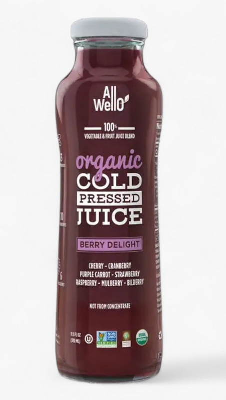Organiese Koudgeperste Berry Delight Juice