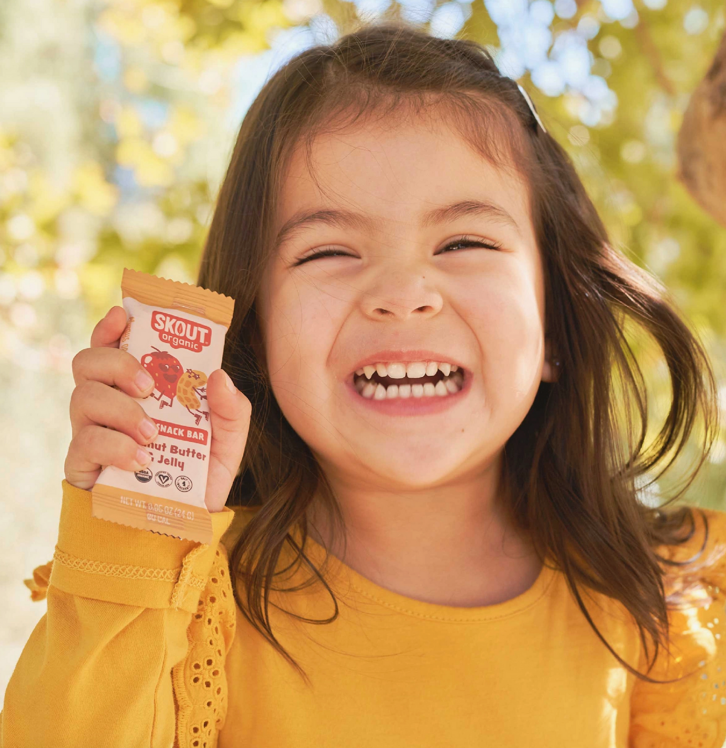 Skout Organic Peanut Butter & Jelly Kids Snack Bar