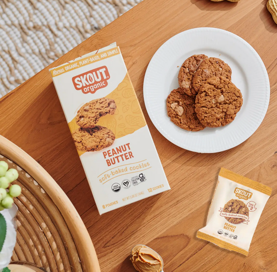 Skout Organic Peanut Butter Soft Baked Cookies