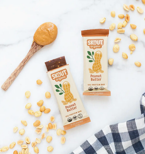 Skout Organiese Grondboontjiebotter Proteïenbalk