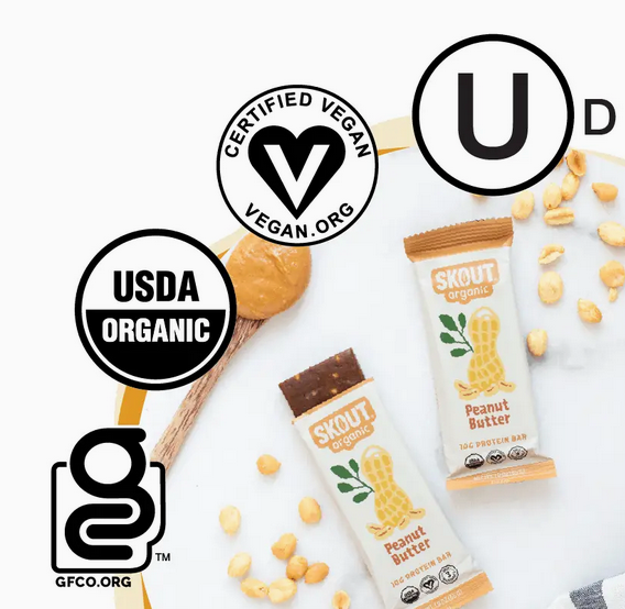Skout Organic Peanut Butter Protein Bar