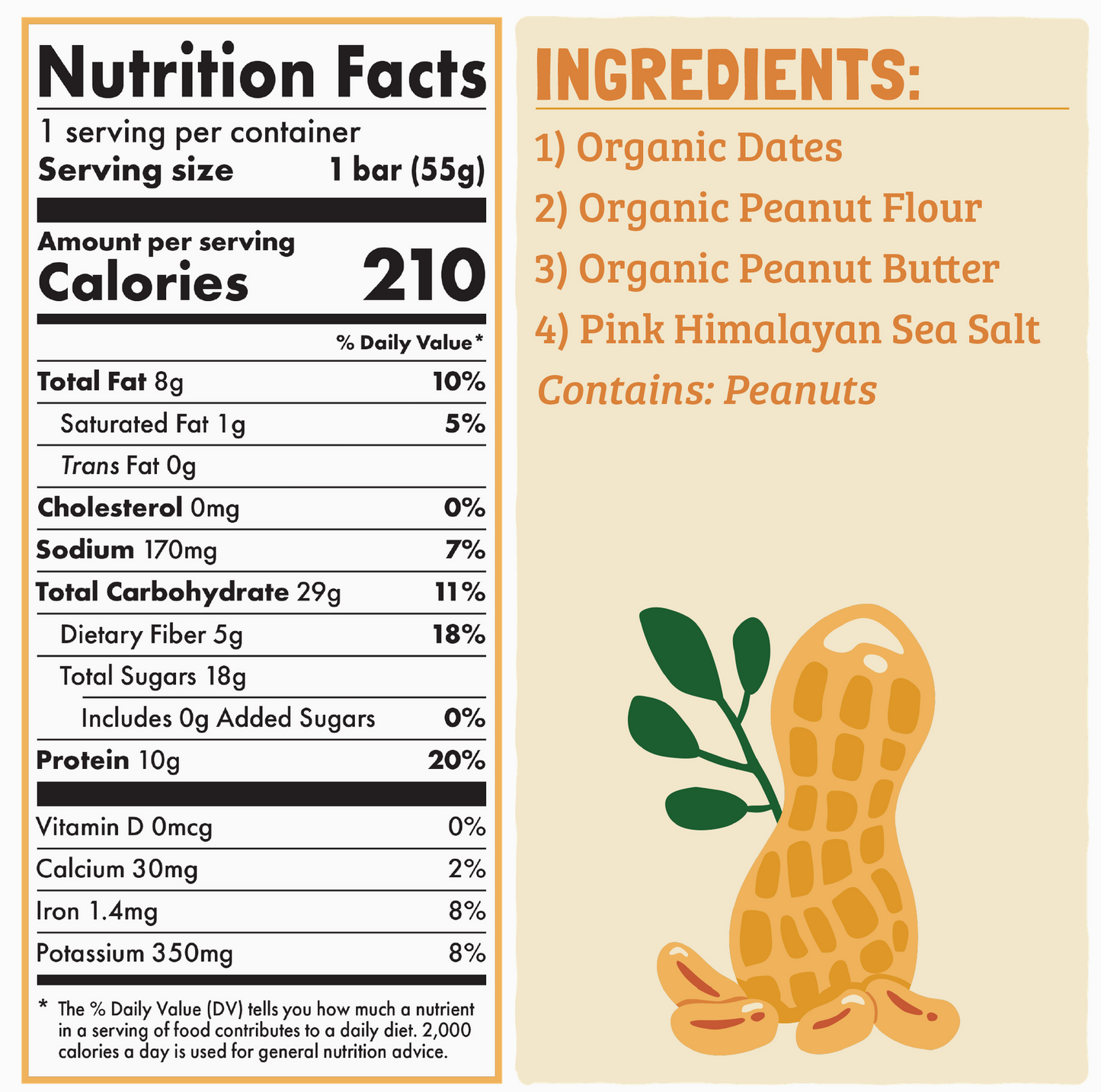 Skout Organic Peanut Butter Protein Bar