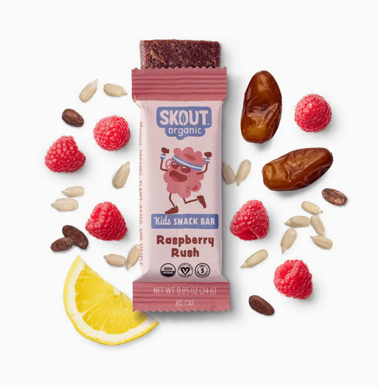 Skout Organic Raspberry Rush Kids Snack Bar