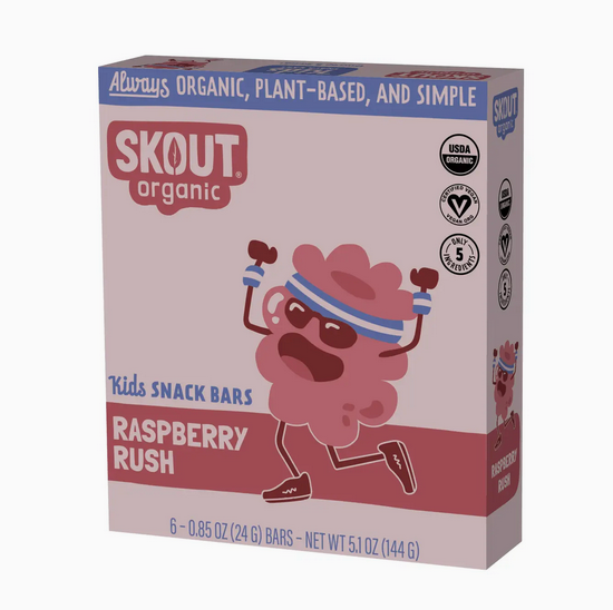 Skout Organic Raspberry Rush Kids Snack Bar