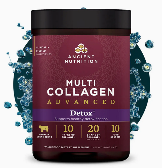 Collagen Advanced Detox | Multi-Collagen Powder (36 Servings)