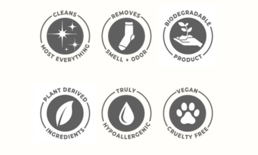 Organiese wit skoonmaak-asynkonsentraat | 10% (100 grein)