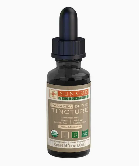 Tintura desintoxicante Panacea orgánica 1 oz