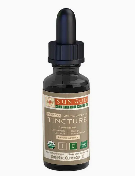 Tintura de defensa inmunológica Panacea orgánica 1 oz