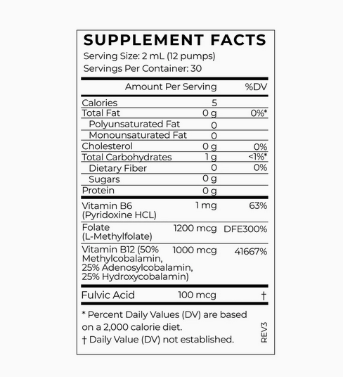 Vitamina B12 + B6 liposomal