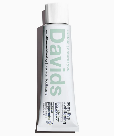 Davids Travel Size Premium Tandepasta / Sensitive+Whitening