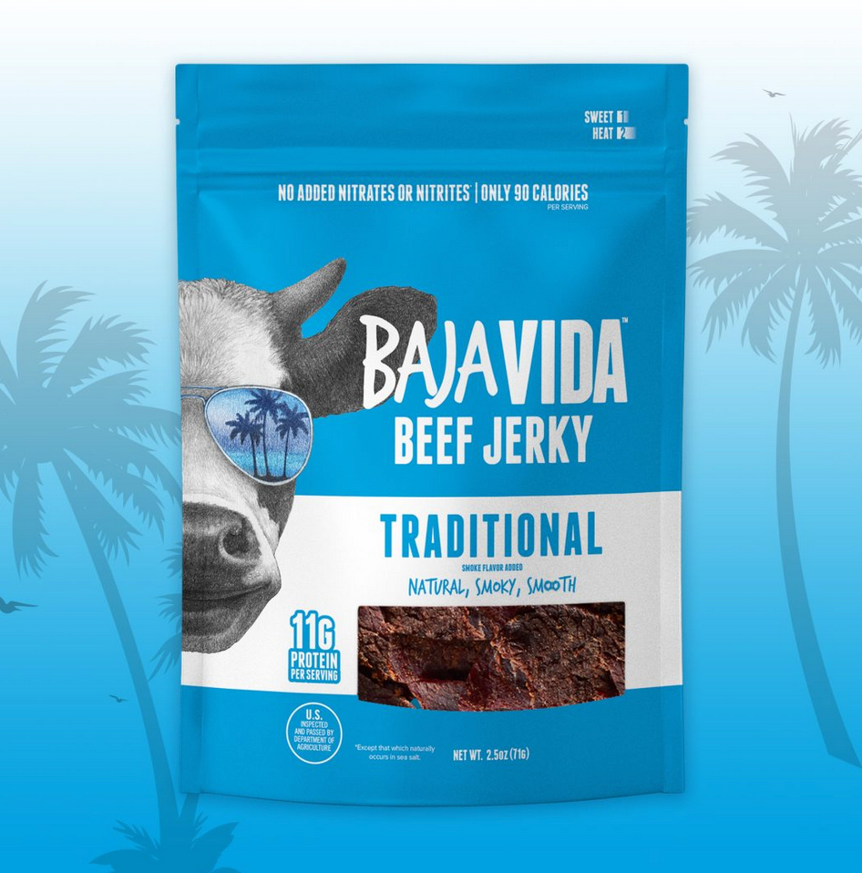 Baja Vida Beef Jerky - 2.5oz Traditional