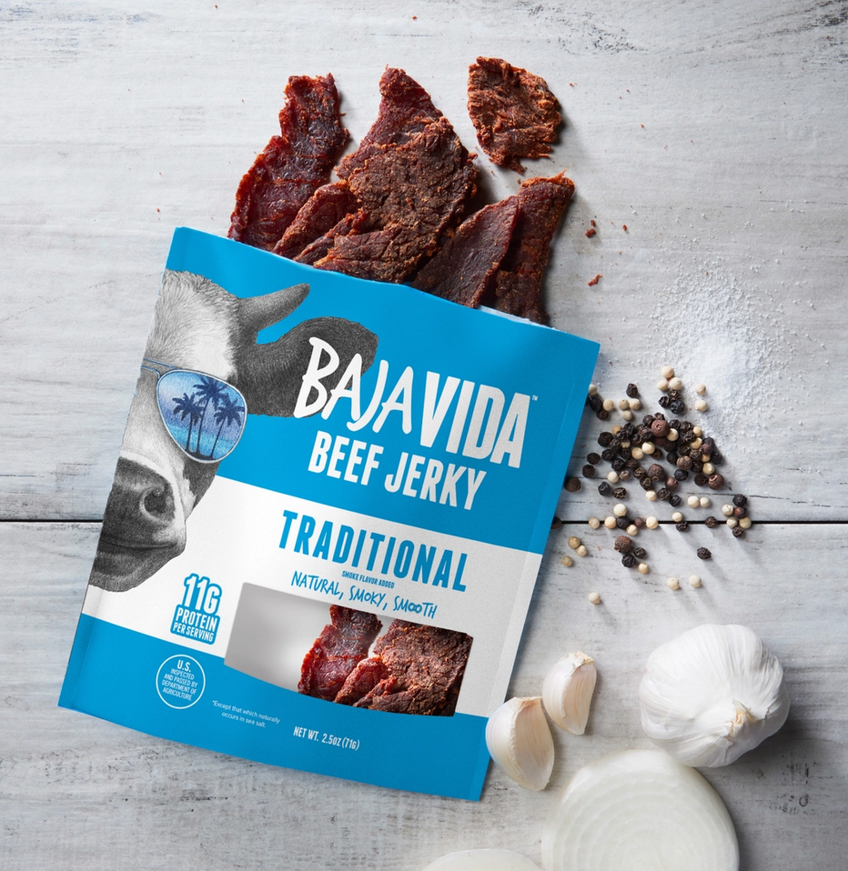 Baja Vida Beef Jerky - 2.5oz Traditional