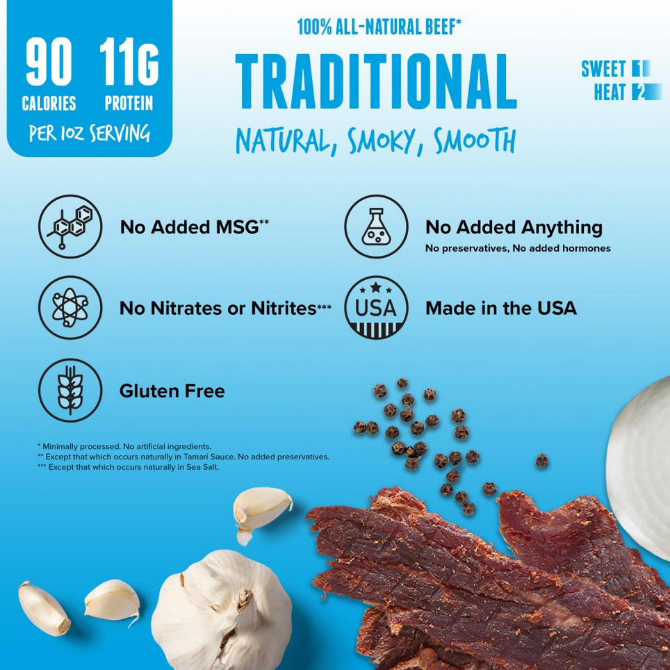Baja Vida Beef Jerky - 2.5oz Traditional