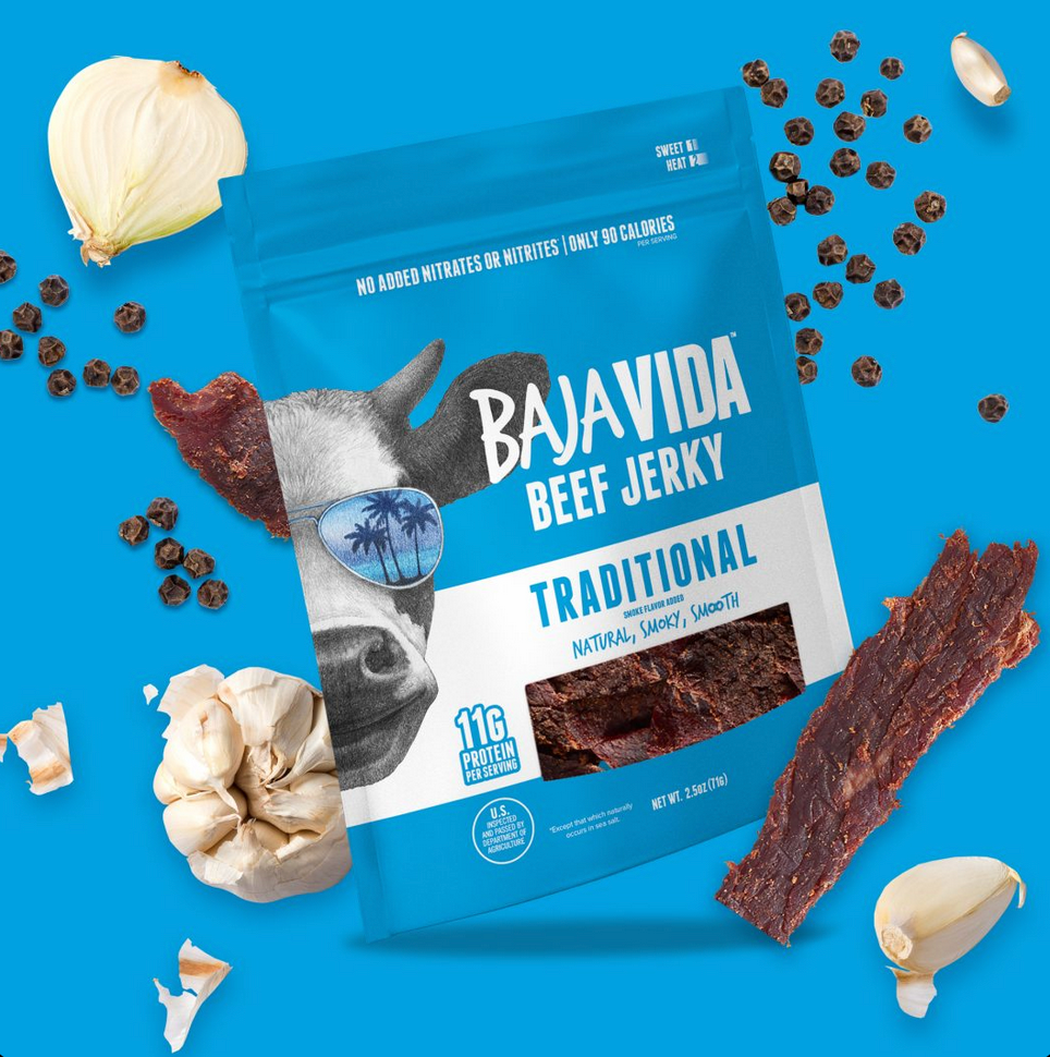 Baja Vida Beef Jerky - 2.5oz Traditional