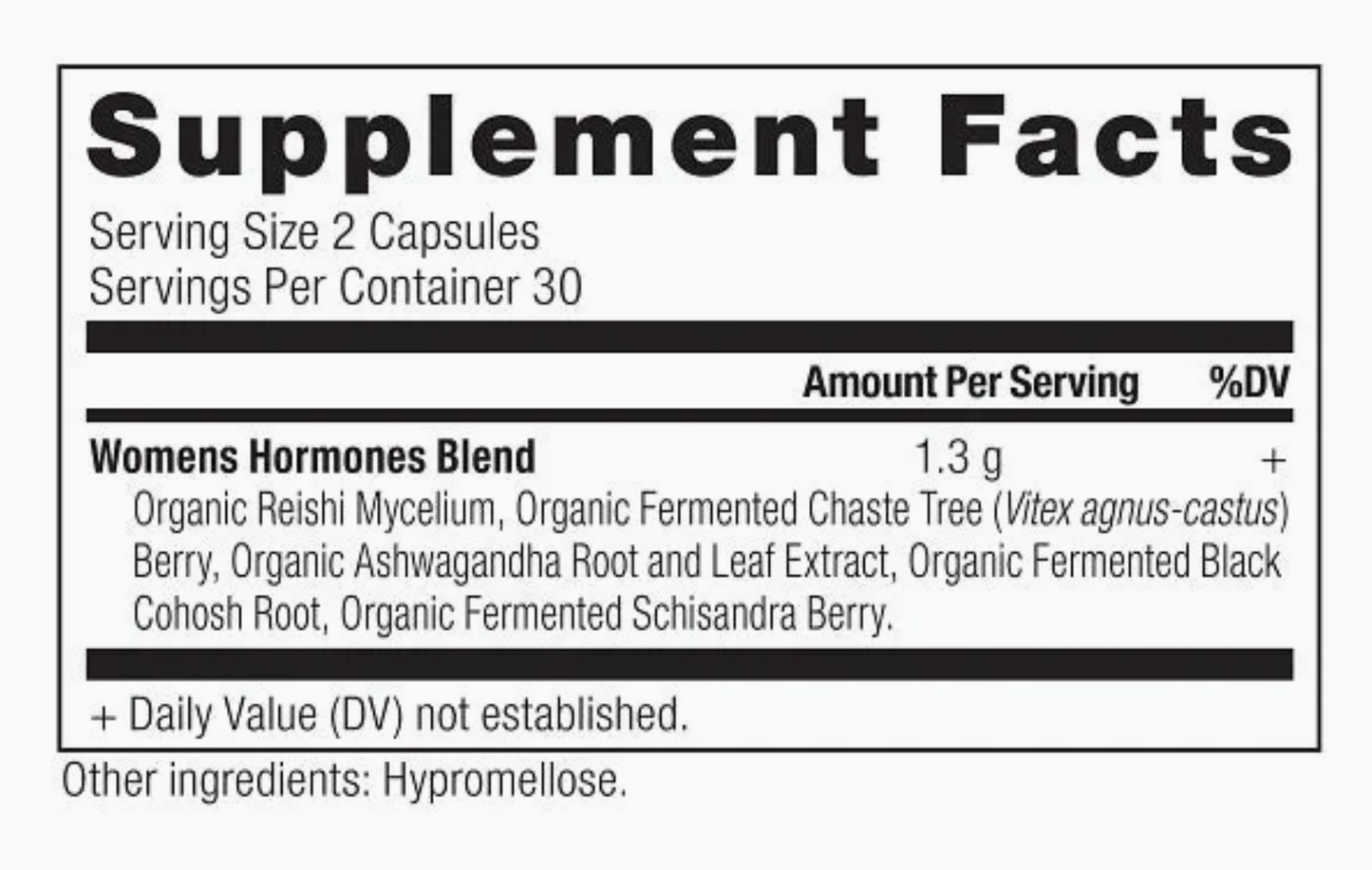 Women's Hormones - Capsules - 60ct