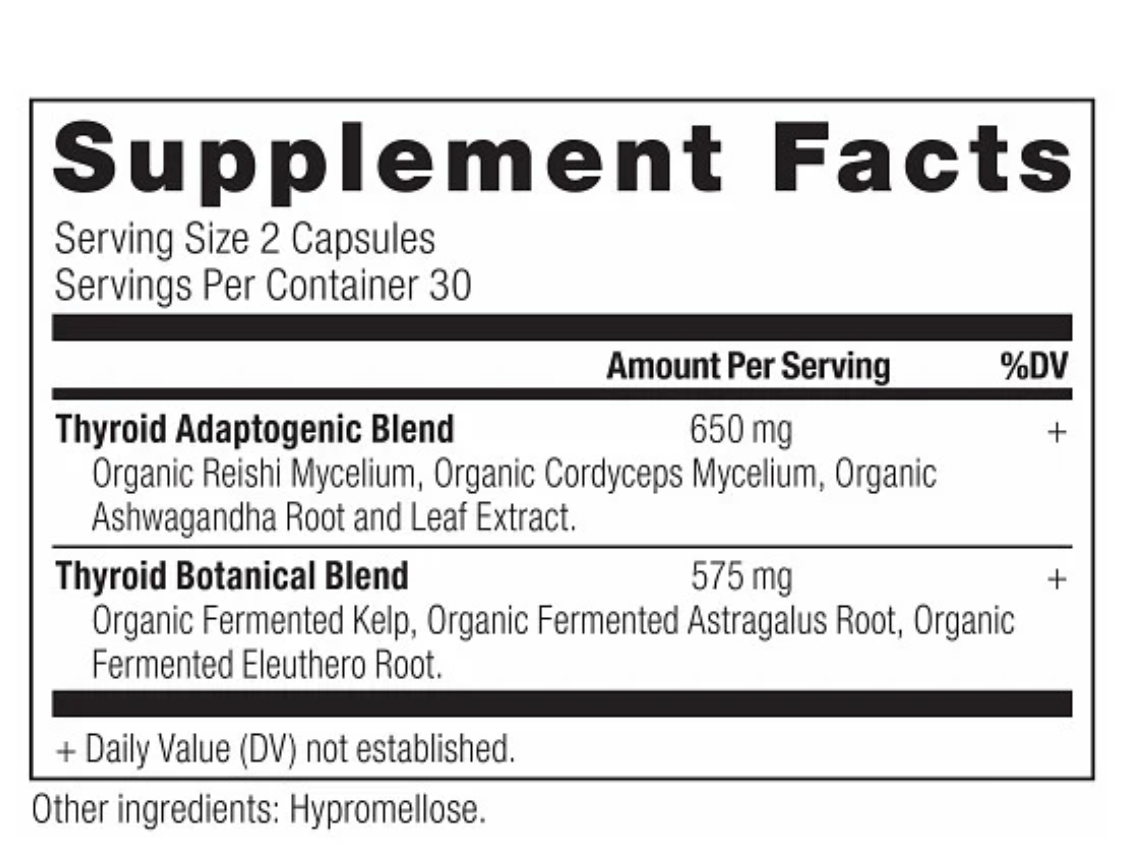 Thyroid Oral Supplement - 60ct