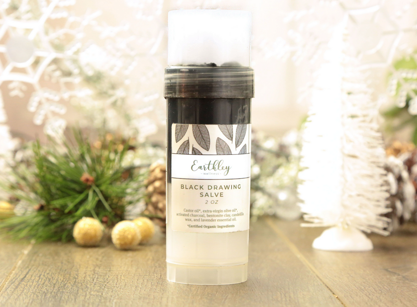 Black Drawing Salve For Bug Bites, Splinters and more