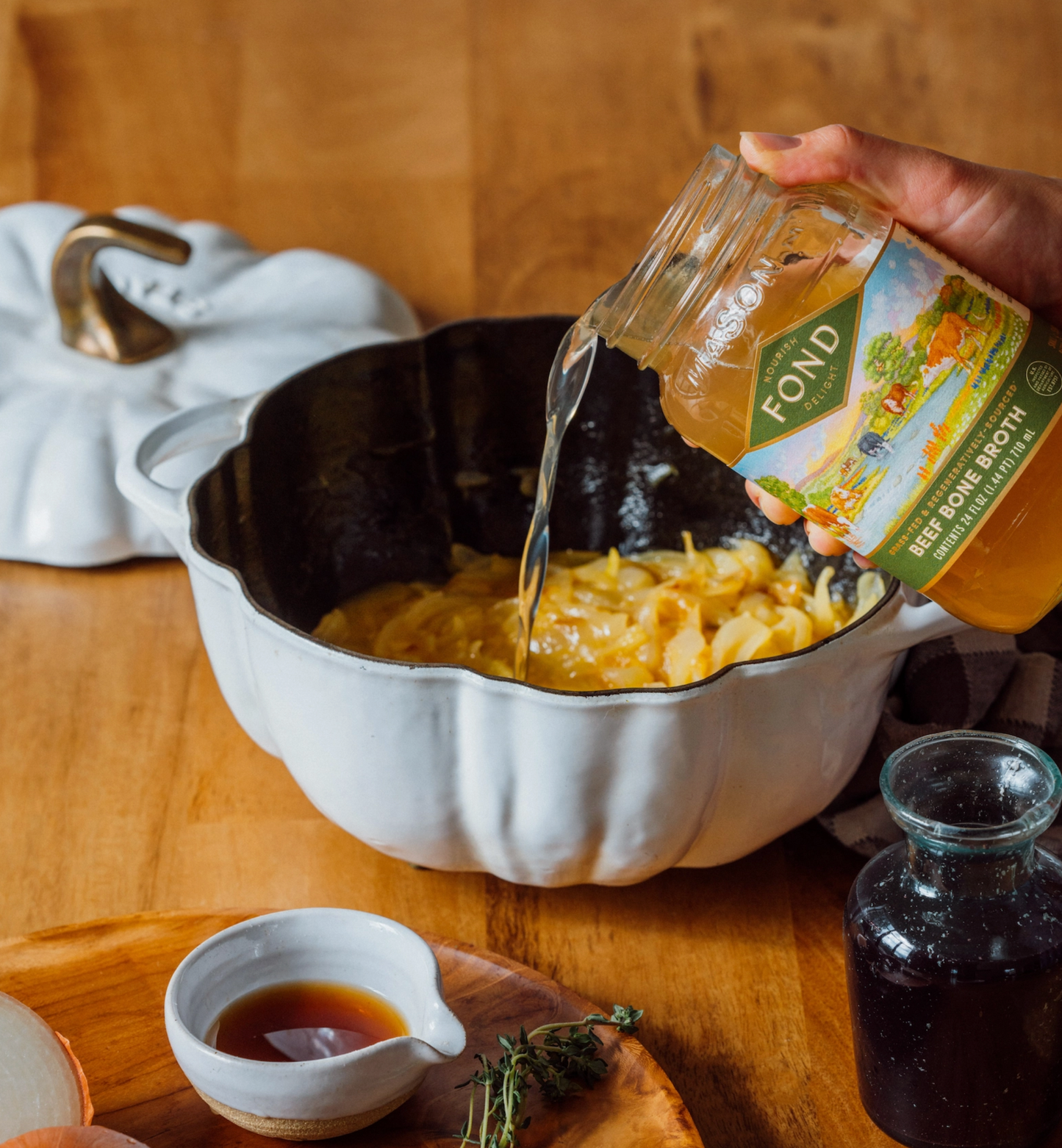 Regenerative Grass-Fed Beef Bone Broth 24oz