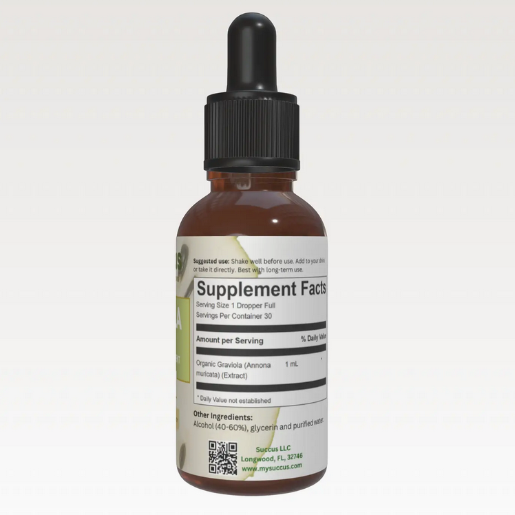 Soursop (Graviola) Tincture - Immune System (High Potency)