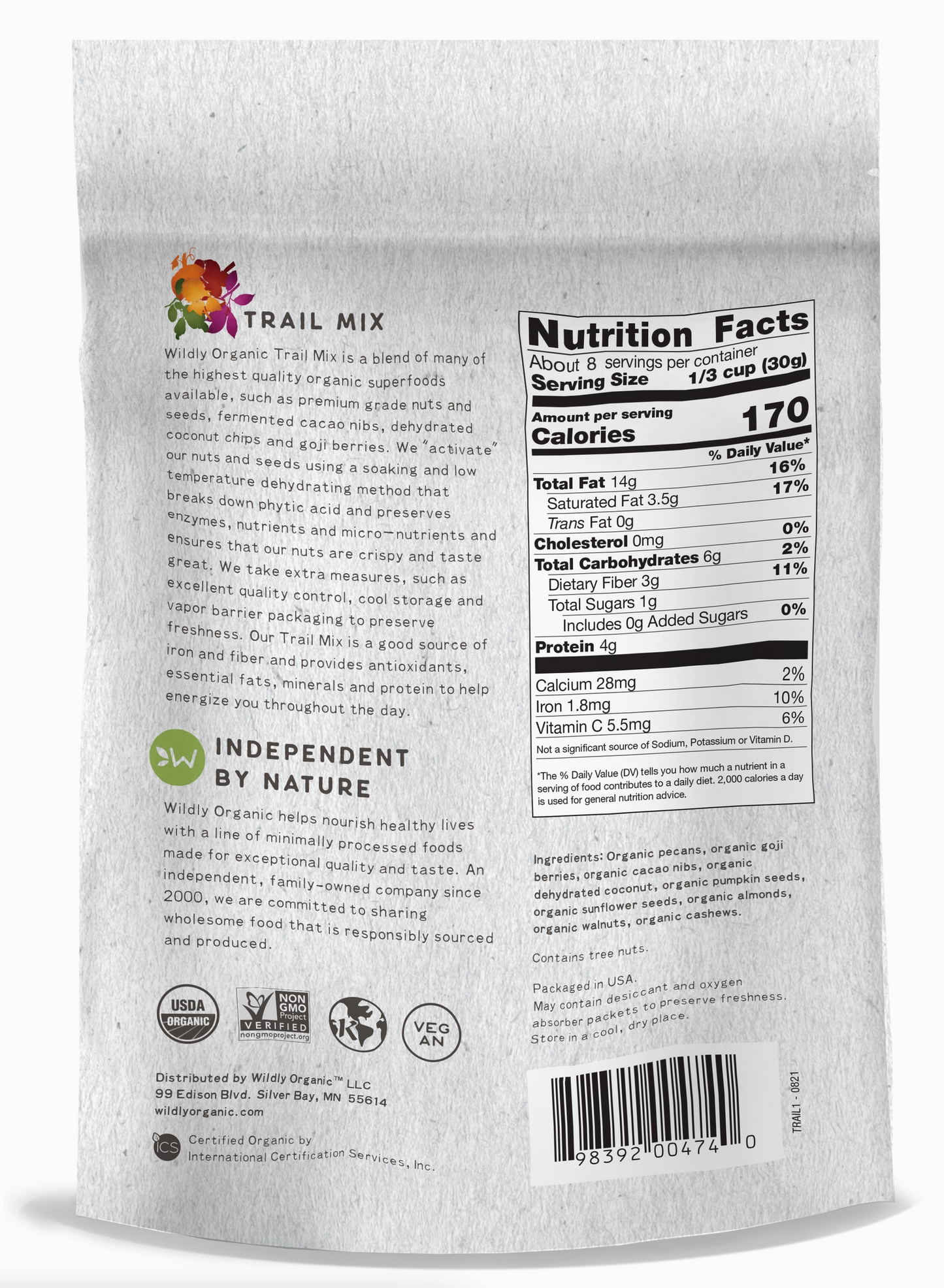 Widly Organic | Trail Mix | Super Food