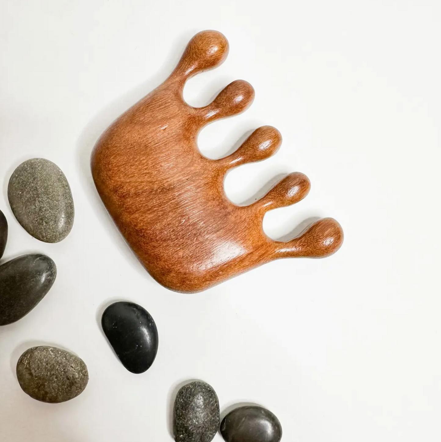 Natural Sandalwood Scalp Massager