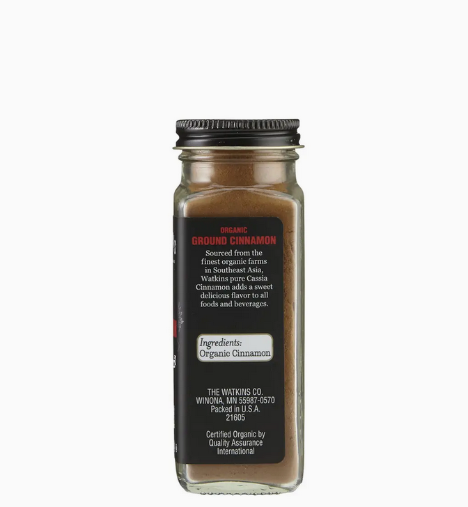 Organic Ground Cinnamon, 2.5 oz