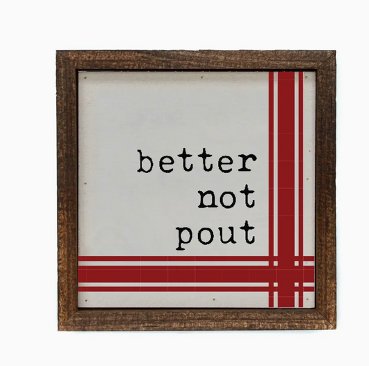 Beter nie Pout Vintage Kersfees Dekor Tekens - Kersfees Dekor