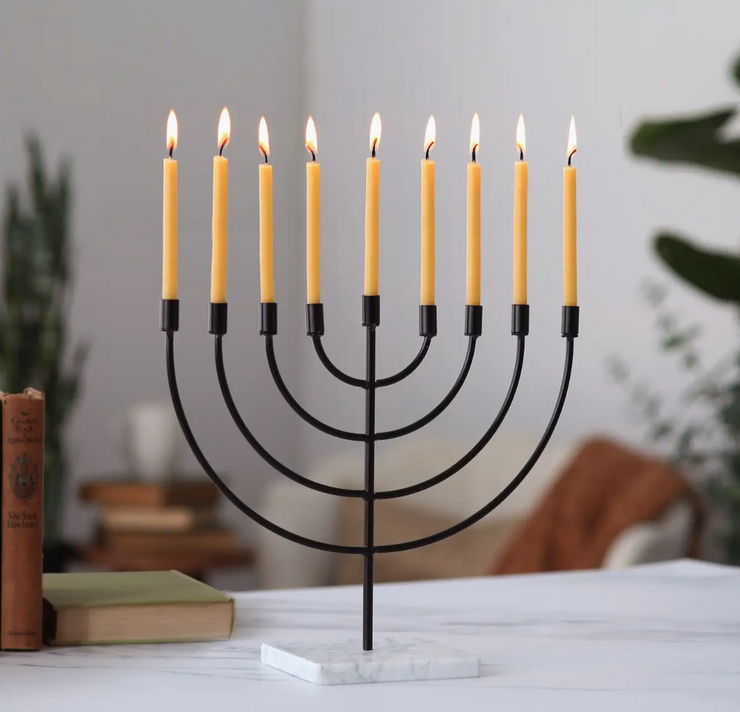 Big Dipper Wax Works - Hanukkah Beeswax Taper Candles