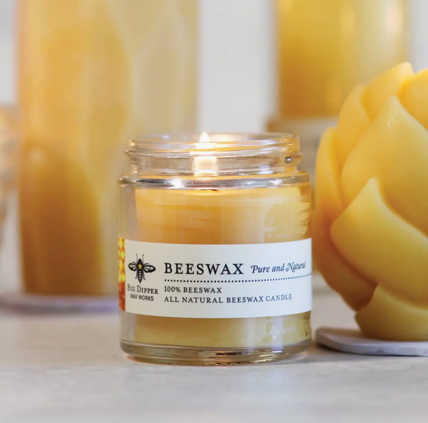 Big Dipper Wax Works - Pure Beeswax Apothecary Glass