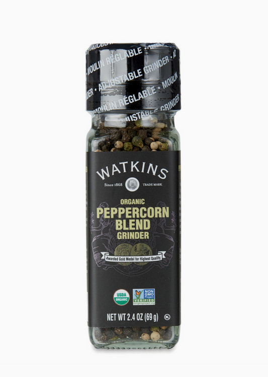 Molinillo de pimienta orgánica, 2,4 oz