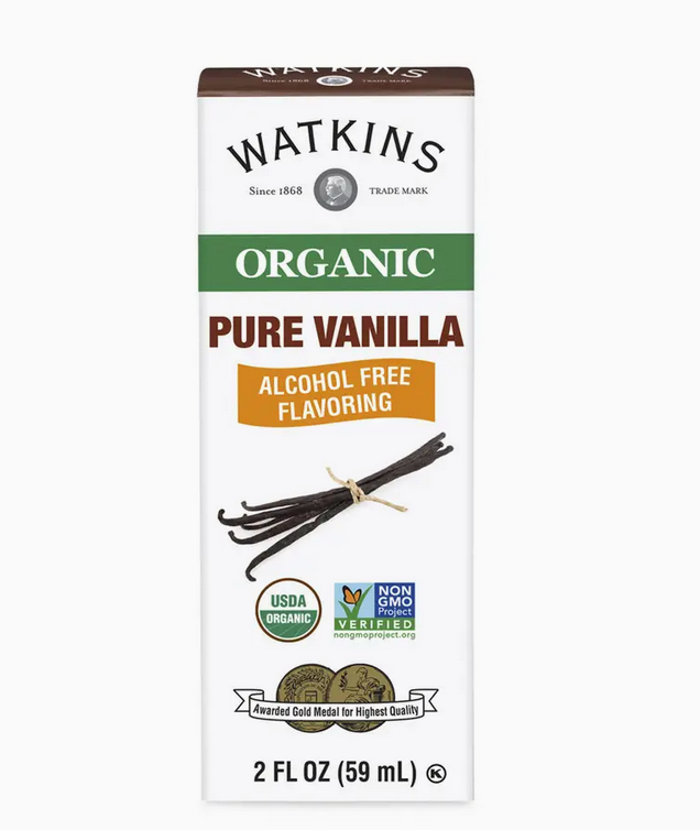 Organic Pure Vanilla Alcohol Free Flavoring, 2 Fl oz