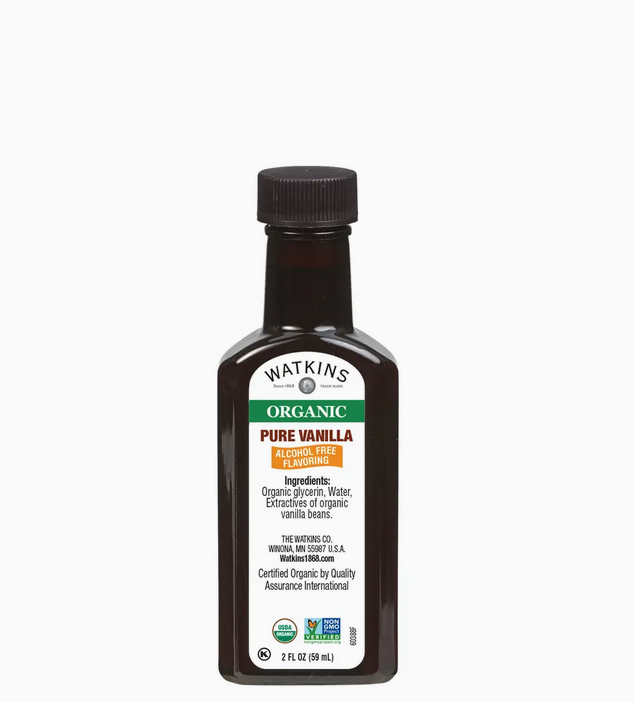 Organic Pure Vanilla Alcohol Free Flavoring, 2 Fl oz