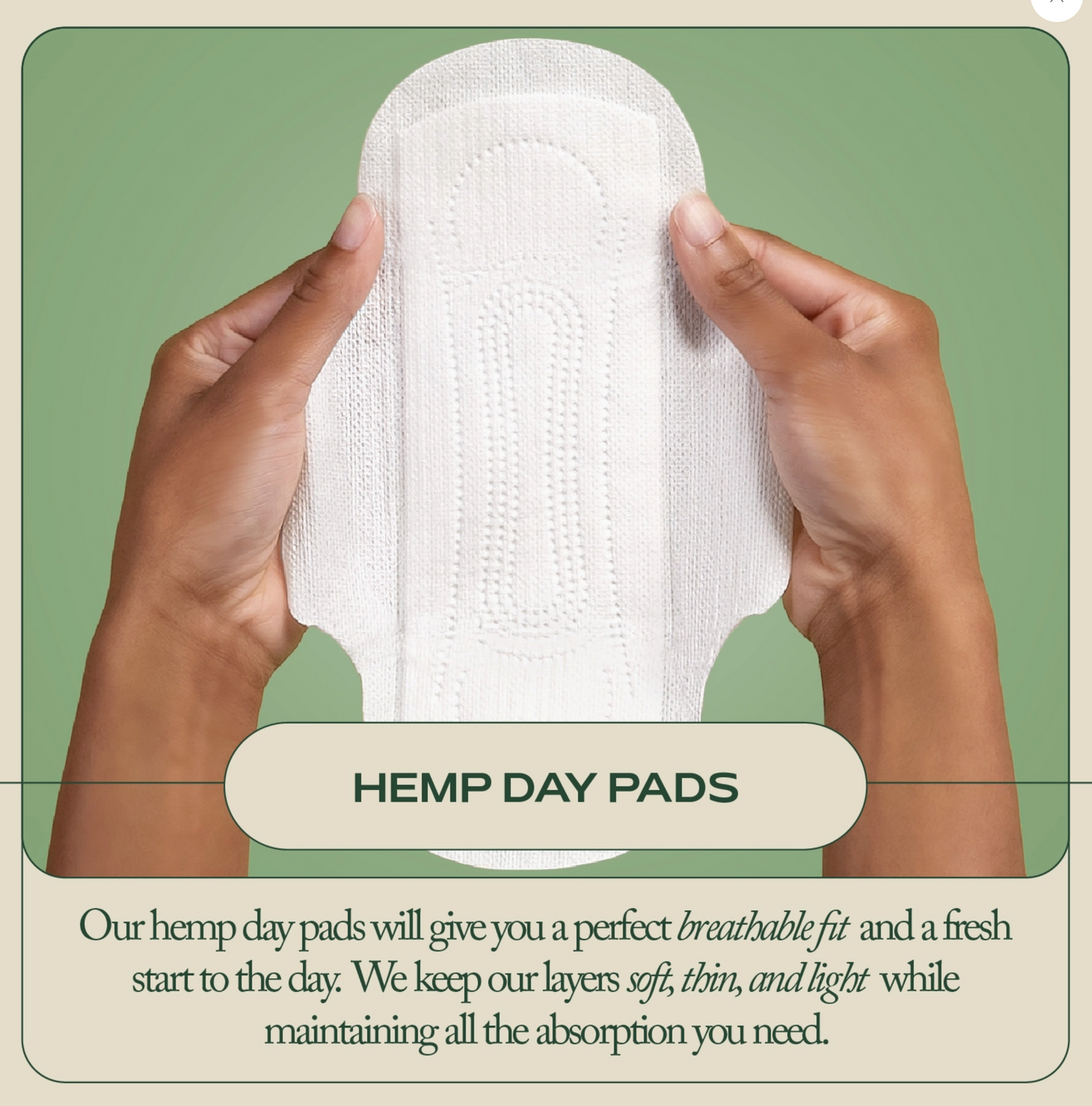 Hemp Day Pads
