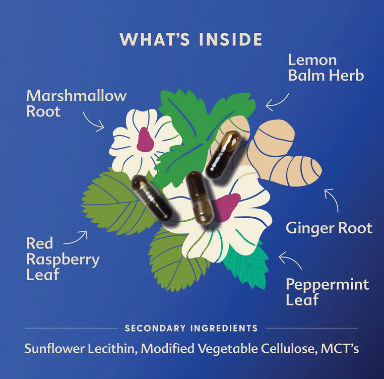 Oggendnaarte-mengsel 60 sent kapsules