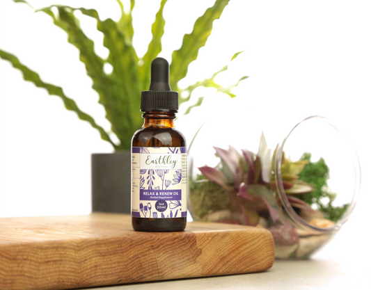 Aceite relajante y renovador para un estado de ánimo tranquilo y la salud suprarrenal 1 oz