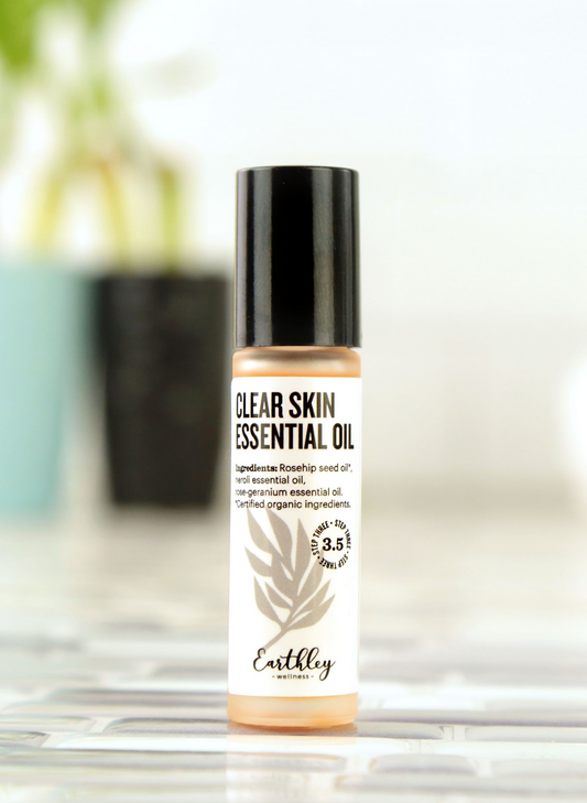 Rodillo de aceite esencial Clear Skin para acné y enrojecimiento