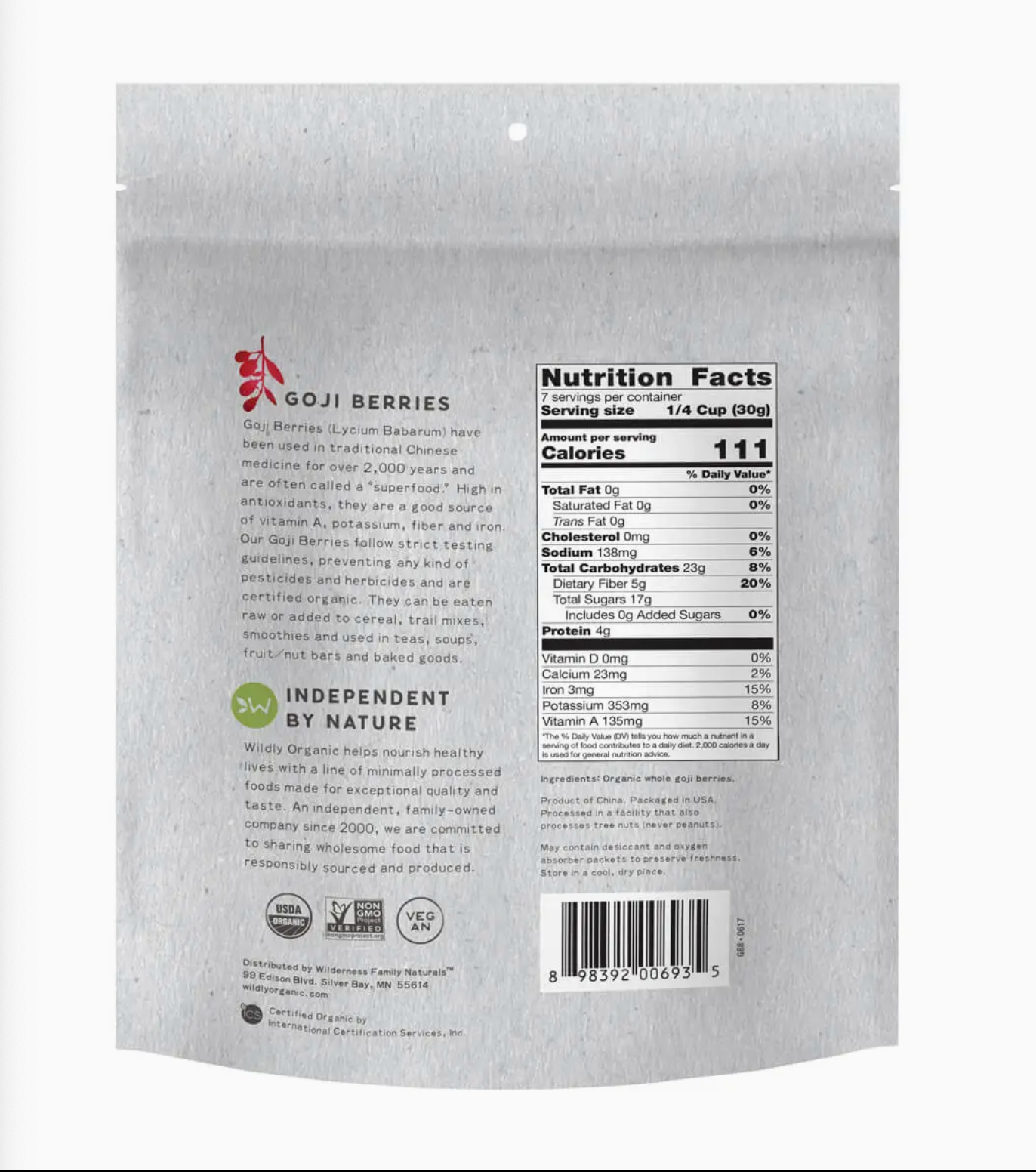 Organic Goji Berries