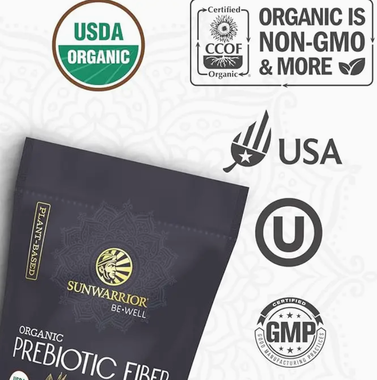 Suplemento de fibra prebiótica en polvo Be Well - Orgánico
