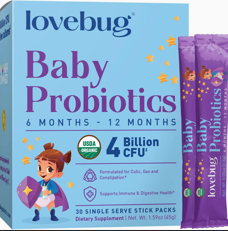 Baby Probiotics 6-12 Months Organic (Powder)