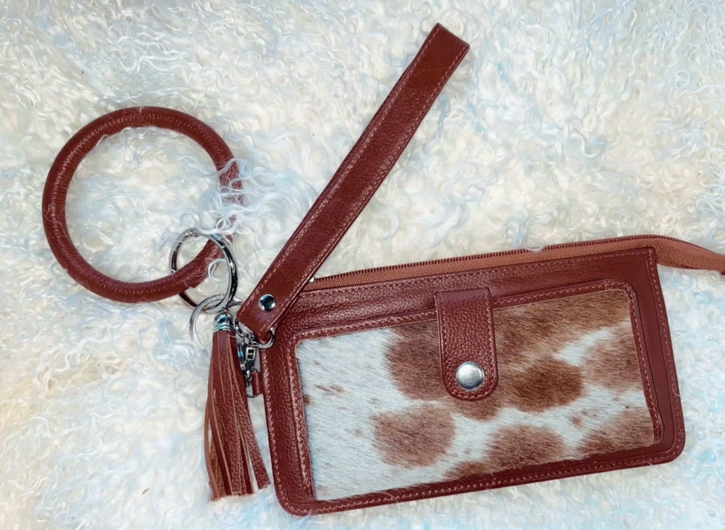 Cowhide Bangle Wallet