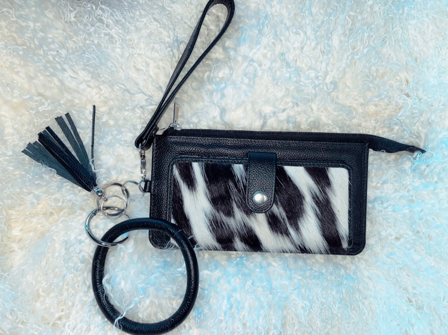Cowhide Bangle Wallet