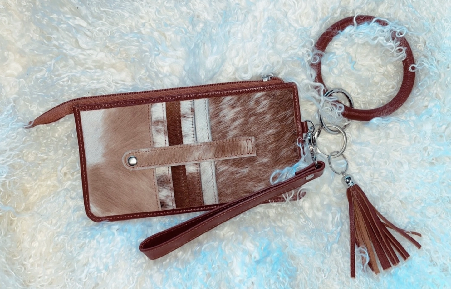 Cowhide Bangle Wallet