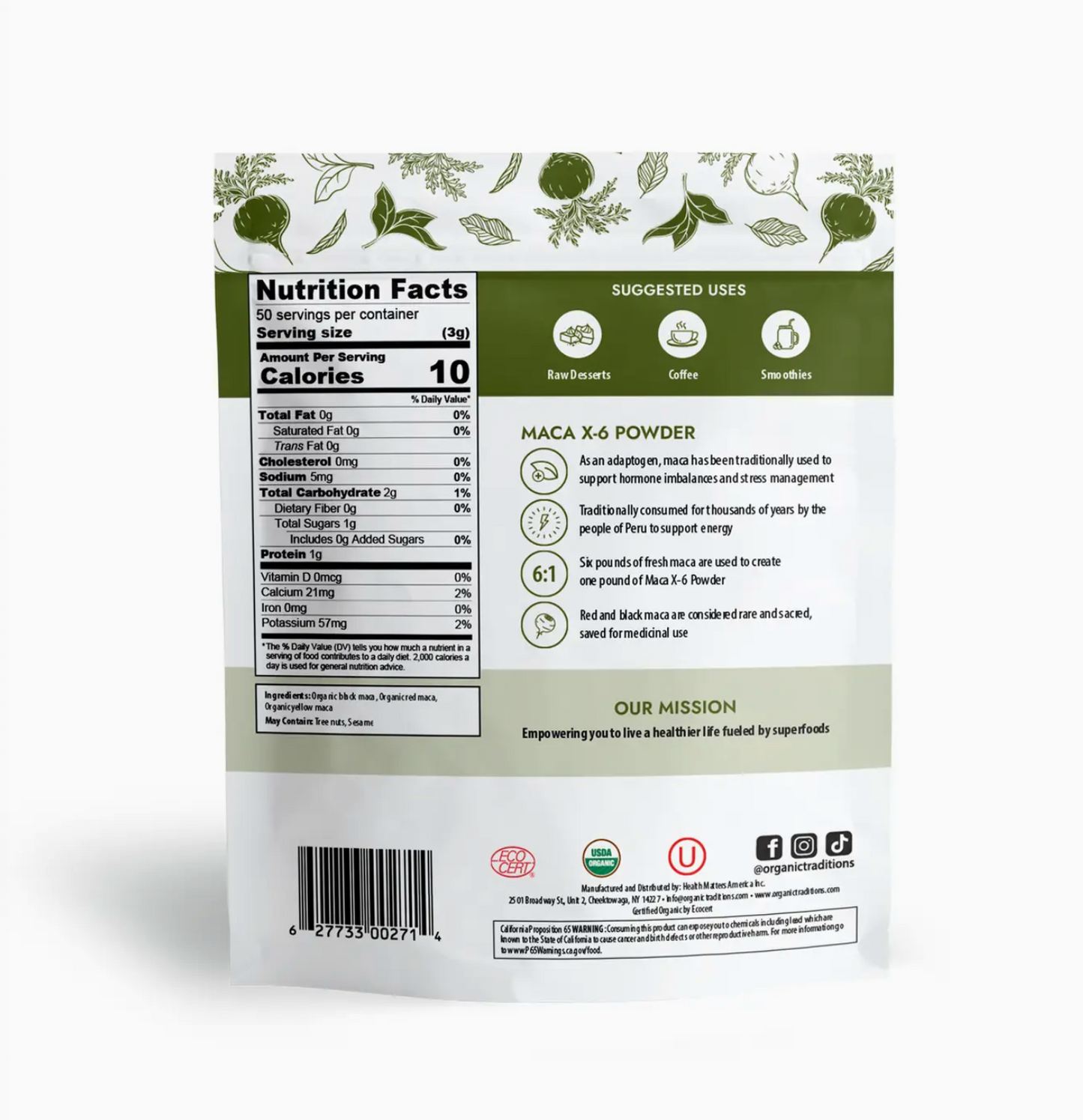 MACA X-6 Powder