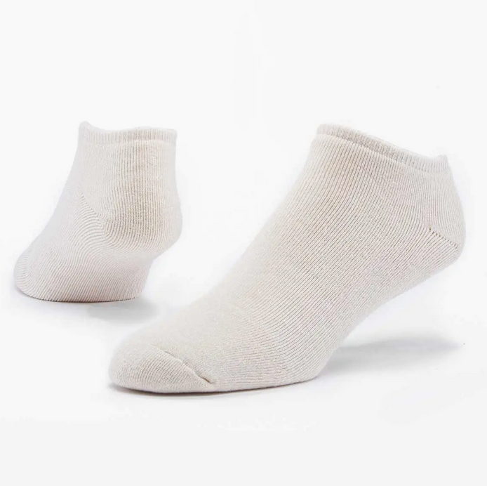 Organic Cotton Solid Footie Socks - Medium
