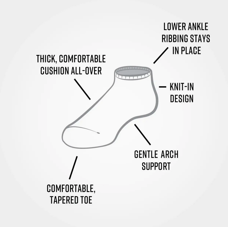 Organic Cotton Solid Footie Socks - Medium