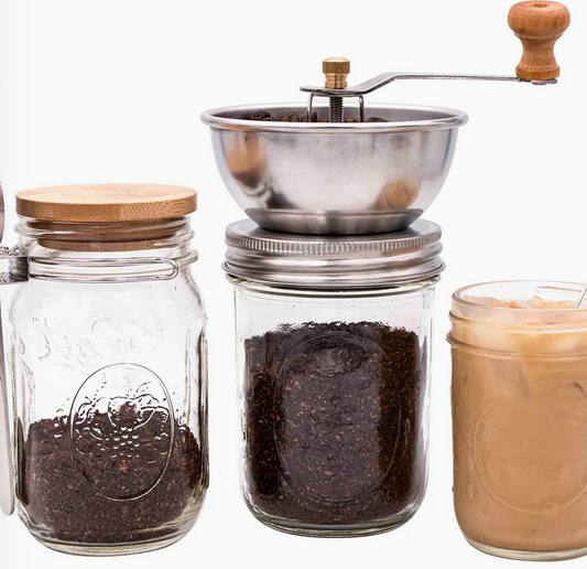 Coffee and Spice Grinder Lid For Mason Jars
